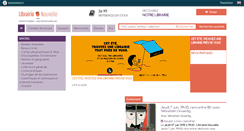 Desktop Screenshot of librairienouvelle.com